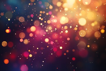 A magical night sky ablaze with vibrant, swirling lights, a dazzling display of warm golden and deep crimson hues.