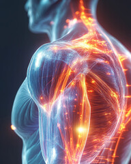 Laser therapy skin rehabilitation. Muscle relief. Wavelength medical. Time-lapse of regenerating muscle fibers in a scientific study.