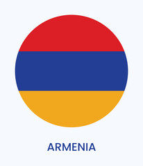 Fototapeta premium Flag Of Armenia, Armenia flag, National flag of Armenia.