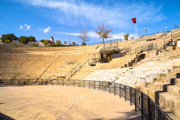 The Roman Theatre of Carthage, Tunisia.