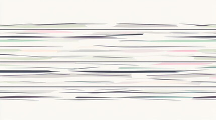 Subtle pastel colored lines and minimalistic abstract stripes create serene and modern flat design, evoking sense of calm and simplicity