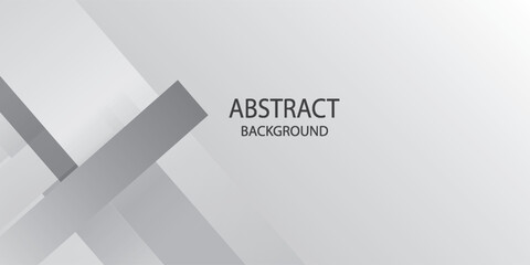 Obraz premium Abstract geometric white and gray color background. Vector, illustration