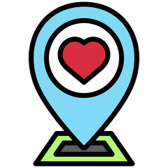 favourite location icon