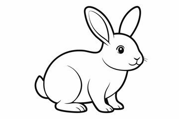 Obraz premium vector illustration of a bunny
