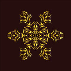 mandala ,ornament ,flower, art, vector