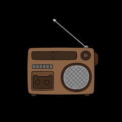 radio, television, computer