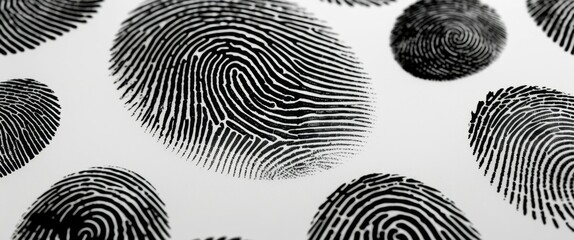 intriguing close-up of fingerprints on white surface