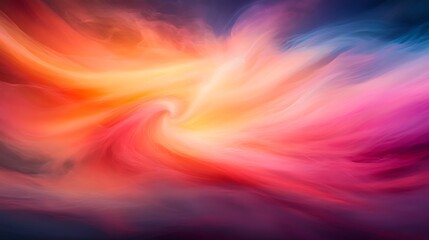 Pastel smoke abstract art with soft swirls against dark background, creative digital wallpaper in high resolution