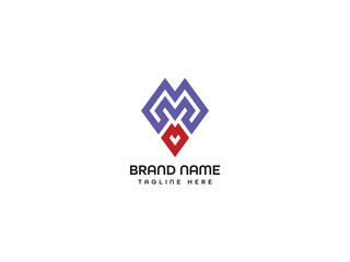 Fototapeta premium Business modern letter logo design