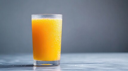 Refreshing citrus drink in a glass