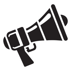 Powerful Megaphone Illustration Vector Marketing Tool Loudspeaker Communication Graphic