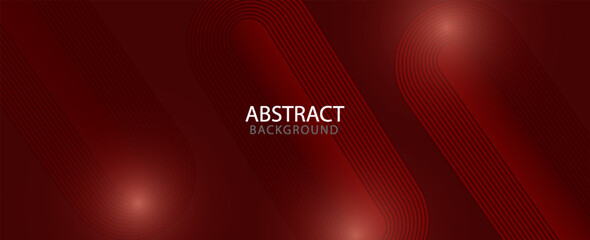 abstract background with a dark red gradient and glowing geometric patterns. The curved lines and soft light spots create a modern and futuristic effect.