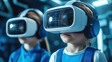 Engaging virtual reality interactive educational technology for children in classrooms