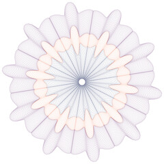 Watermark guilloche. Watermark pattern , Watermark banknote pattern. Banknotes check guilloche lines texture, secure waves patterns and passport paper. Currency banknote guilloche, security certificat