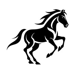 Obraz premium A versatile horse illustration tailored for branding and identity design.