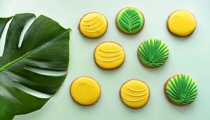 Tropical Jungle Theme Cookies