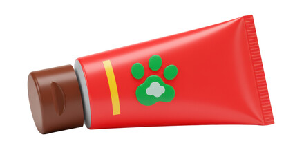 Isolated Pet Cream