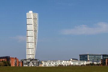 Turning torso building in malmoe Sweden