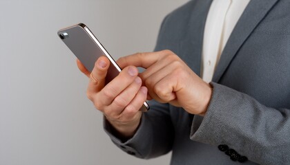 Holding and using the latest smartphone