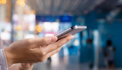 Holding and using the latest smartphone