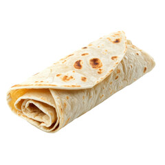 Tortilla Wrap Bread on transparent background