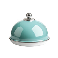 Obraz premium Elegant Cloche Dome Kitchenware on Transparent Background Image