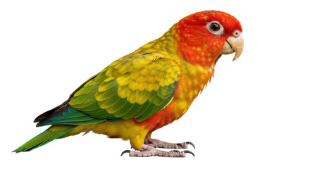 Isolated Colorful Parrot