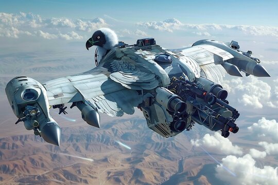 Surface air missile system fused defensive nature of vulture long range targeting system resembling bird scanning eyes circles high above battlefield awaiting perfect moment strike down aerial threats