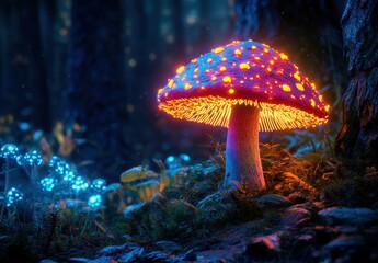Fototapeta premium fly agaric mushroom