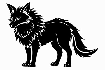 Coloring book silhouette black vector