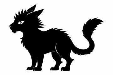 Coloring book silhouette black vector