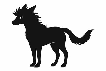 Coloring book silhouette black vector