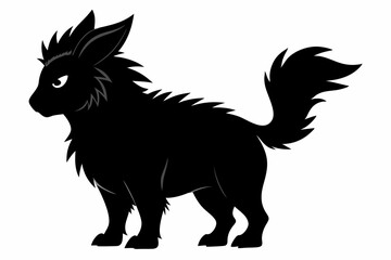 Coloring book silhouette black vector