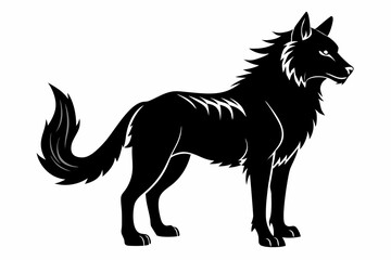 Coloring book silhouette black vector