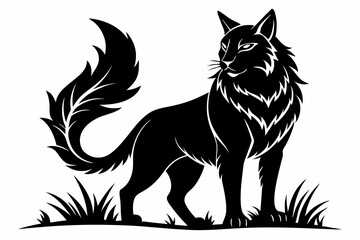 Coloring book silhouette black vector