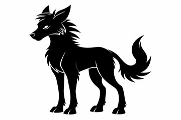 Coloring book silhouette black vector