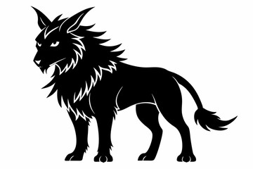 Coloring book silhouette black vector