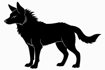 Coloring book silhouette black vector