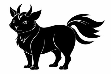 Coloring book silhouette black vector