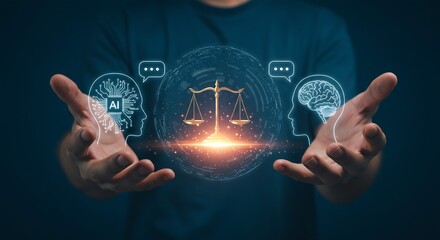 AI and Human Intelligence Collaboration in Legal Technology: Futuristic Concept of Artificial Intelligence and Justice