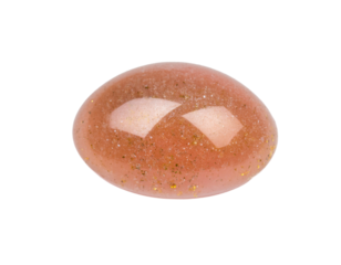 Pink sunstone cabochon