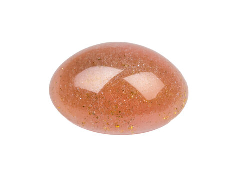 Pink sunstone cabochon
