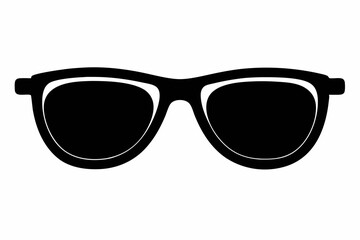 Fototapeta premium sunglass sihouette black vector