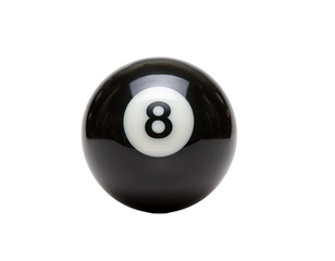 Black Eight Ball Close Up
