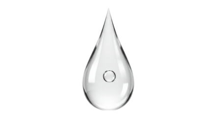 Isolated Water Drop