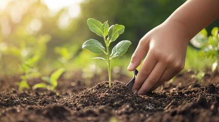 Positive Parenting Tips in a Sunny Garden