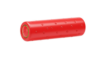 Isolated Red Foam Roller