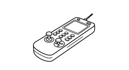 Isolated Retro Remote Control