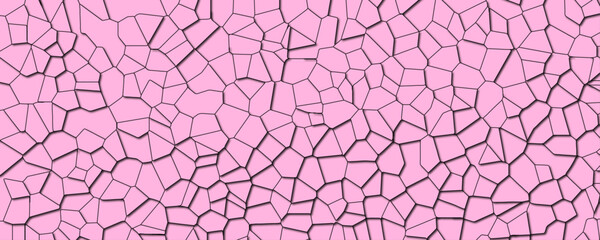 Modern Digital Mosaic with Detailed Organic Fractal Structural Patterns

