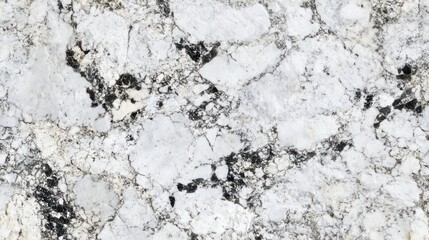 White and black granite stone texture background close-up with a speckled pattern